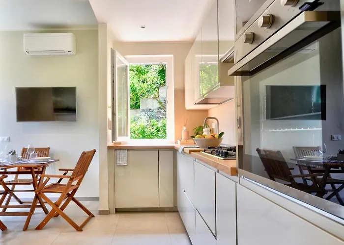 아파트 Casa Riva - Giardino E Posto Auto Privato A Pochi Minuti Dalle Spiagge - 4 Posti Letto 라팔로